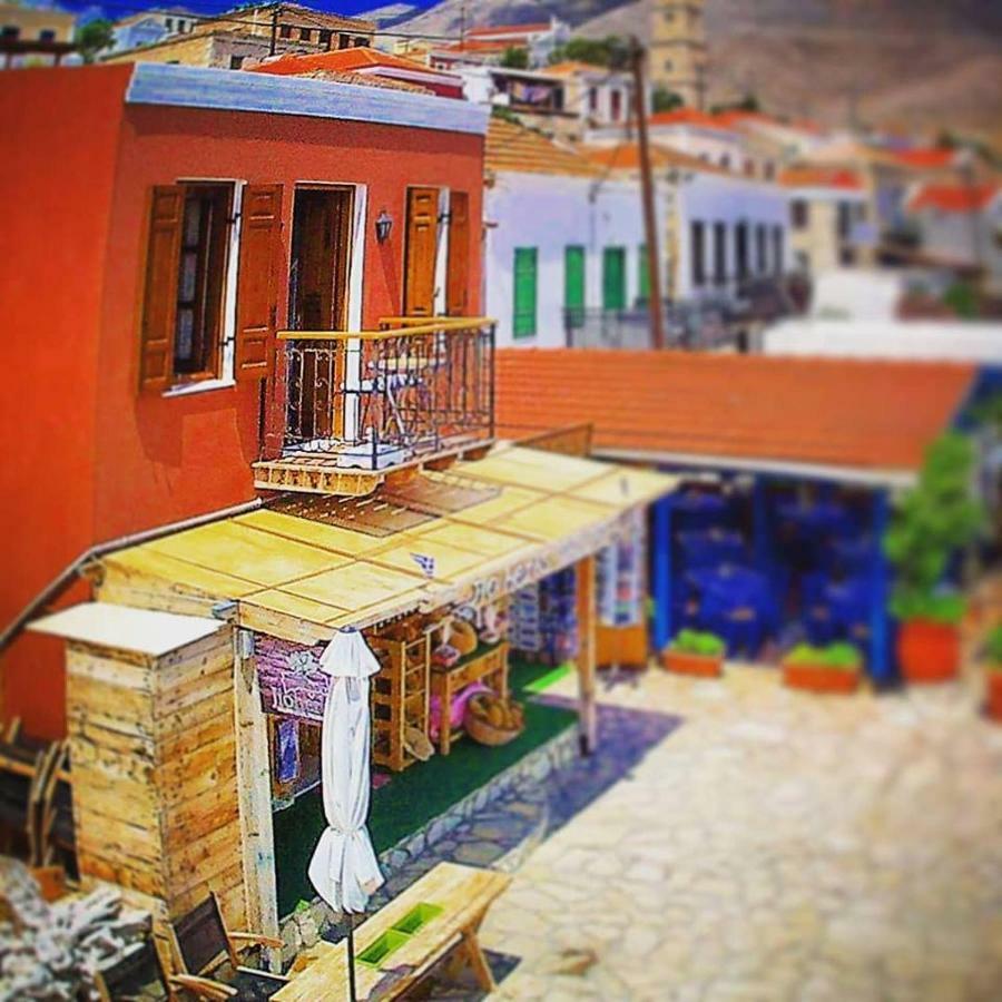 Chalki TownHouse Galiniアパートメント エクステリア 写真
